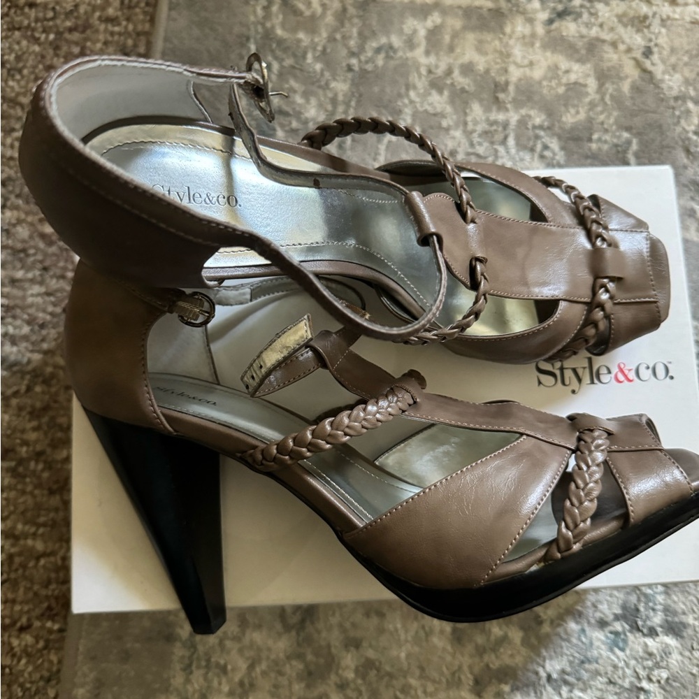 Style&Co Heel Sandal